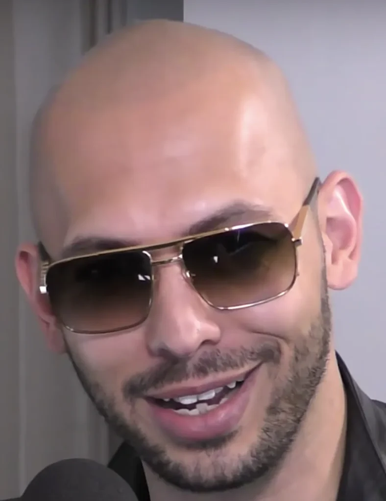 Andrew Tate at a podcast interview in 2021